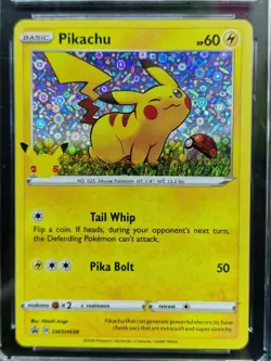 Pikachu SWSH039 General Mills Black Star Promo Pokemon CGC Graded 8.5 Card - Image 2