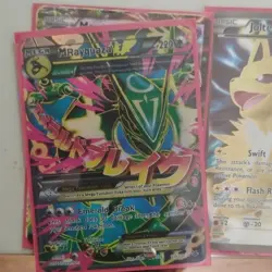 Pokemon EX Mega Evolution Holo Card Lot M Rayquaza, M Altaria, Mewtwo, Jolteon - Image 1