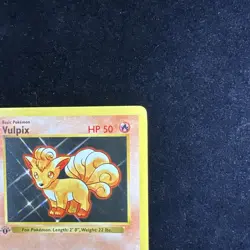 NM - 1st Edition Shadowless Vulpix 68/102 Base Set Rare Vintage Pokemon Card - Image 4