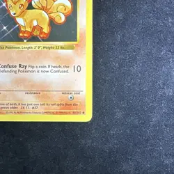NM - 1st Edition Shadowless Vulpix 68/102 Base Set Rare Vintage Pokemon Card - Image 5
