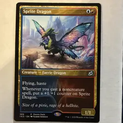 Magic The Gathering Wizards 6 Card Lot Sprite Dragon Courier Hawk Spider - Image 1