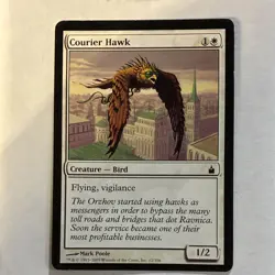 Magic The Gathering Wizards 6 Card Lot Sprite Dragon Courier Hawk Spider - Image 3