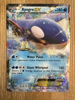 Kyogre EX - XY41 - Pokemon XY Promo Ultra Rare Card NM/VLP - Image 1