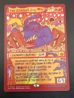 The Scorpion God Secret Lair MTG Foil Near Mint - Image 1