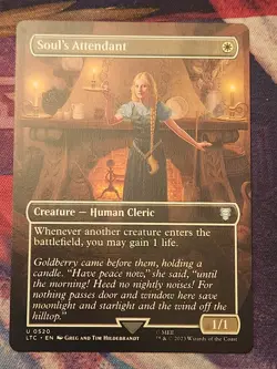 MTG Lord Of The Rings - Soul's Attendant - Borderless (Hildebrandt) - Image 1