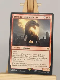 Flaming Tyrannosaurus R Universes Beyond: Doctor Who 85 NM UNLIMITED LLC - Image 1