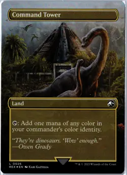 Universes Beyond: Jurassic World Collection #26 Command Tower (Borderless) - Image 1