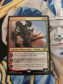 Wrenn and Six MTG Modern Horizons Mythic Plansewalker Slight Played to NM x1 SC4 - Image 2