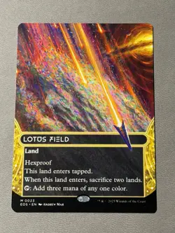 Lotus Field (0023) (Borderless) Edge of Eternities: Stellar Sights Regular NM - Image 1