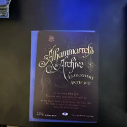 Magic The Gathering Encyclopedia Secret Lair ALHAMMARRET'S ARCHIVE FOIL MTG 0027 - Image 1