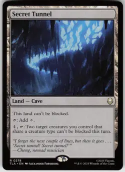 MTG Secret Tunnel Normal NM Avatar: The Last Airbender Magic 278 - Image 1