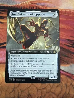 Iron Spider, Stark Upgrade (Extended Art) Normal R Marvel's Spider-Man 279 NM - Image 3