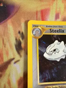 Steelix Pokemon Neo Genesis 15/111 Unlimited Edition Holo Rare HP - Image 5