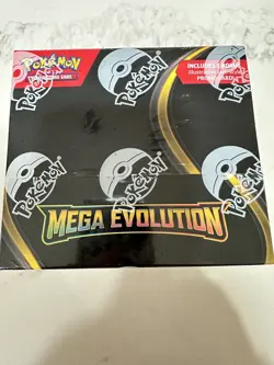 Pokemon TCG Mega Evolutions Booster Box Factory Sealed With Promo - Image 1
