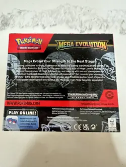 Pokemon TCG Mega Evolutions Booster Box Factory Sealed With Promo - Image 2
