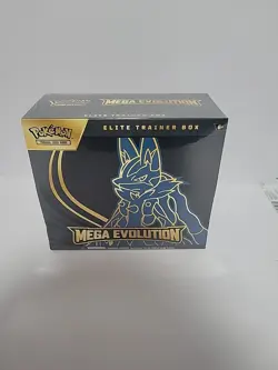 Pokemon Mega Evolution Lucario ETB Elite Trainer Box New/Sealed - Image 1