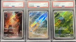 PSA 10 SEQ Bulbasaur Charmander Squirtle AR 166 168 170 Pokemon Japanese 151 - Image 1