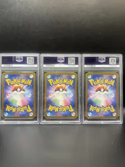 PSA 10 SEQ Bulbasaur Charmander Squirtle AR 166 168 170 Pokemon Japanese 151 - Image 5