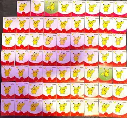Pokemon 25th Anniversary McDonalds 2021 Promo Sealed Packs Lot of (61) In Hand! - Image 1