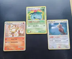 3x Venusaur, Arkani & Noctuh Vintage Non Holo Pokemon Karten Sammlung | DE + EN - Image 1