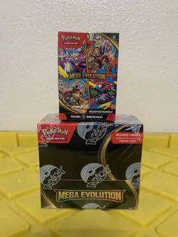 Pokemon TCG Mega Evolution Enhanced Booster Box AND Booster Bundle (42 Packs) - Image 1