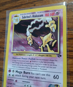 Pokemon TCG Sabrina's Alakazam Holo Gym Challenge Unlimited 16/132 - Image 4
