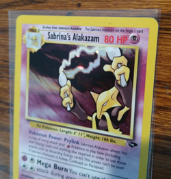 Pokemon TCG Sabrina's Alakazam Holo Gym Challenge Unlimited 16/132 - Image 5