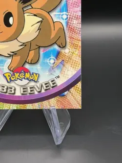 2000 Topps Pokemon TV Animation Edition Series 3 Non Holo #133 Eevee Blue Label - Image 5