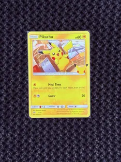 Pokemon TCG Celebrations Pikachu 25/25 25th Anniversary LP/NM - Image 1