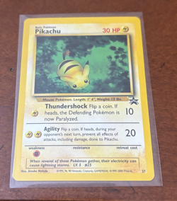 Pokemon Wotc Black Star Promo Pikachu #27 - Image 1