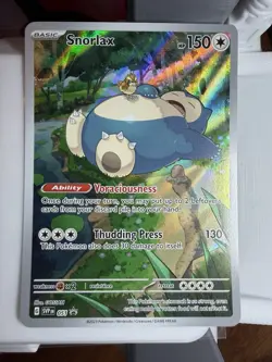Pokemon TCG Snorlax SVP 051 Scarlet & Violet 151 Promo NM 2 - Image 1