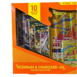 POKEMON TCG RESHIRAM & CHARIZARD-GX PREMIUM COLLECTION (EVOLVING SKIES) SEALED - Image 3