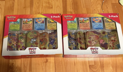 (LOT OF x2) Pokemon Scarlet & Violet 151 5 Pack Mini Tins + Promos Costco Bundle - Image 5