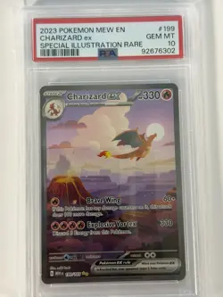 PSA 10 Charizard 199/165 Special Illustration Rare SV Pokemon 151 - English - Image 1