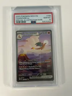 PSA 10 Charizard 199/165 Special Illustration Rare SV Pokemon 151 - English - Image 3