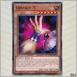 Contact "C" - SDCB-EN013 - Common 1st Edition Yugioh - Image 1