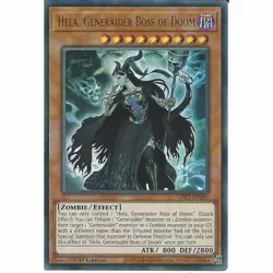 Hela, Generaider Boss of Doom GFP2-EN090 1st Edition Ultra Rare :YuGiOh TCG Card - Image 1