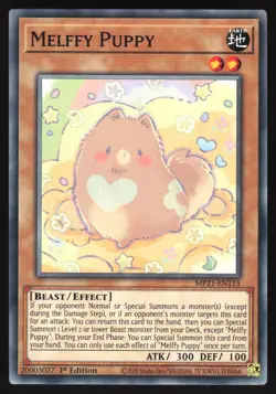Melffy Puppy - MP21-EN115 - Common - 1st Edition Yugioh - Image 1