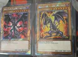 3x Red-Eyes Black Dragon Platinum Secret Rare YUGIOH NM Playset 3 Arts - Image 2