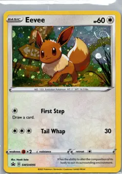 Eevee Promo SWSH: Sword & Shield Promo Cards SWSH095 LP-NM - Image 1