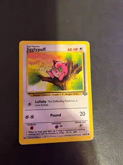 Jigglypuff 54/64 Jungle Set WOTC 1999 Pokemon TCG common card Excellent - Image 1
