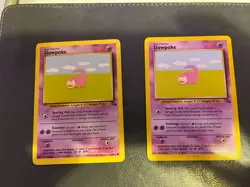 Slowpoke 55/62 Common Card Fossil set Pokemon TCG WOTC 1999 Excellent - Image 1