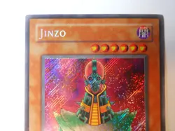 2003 Yu-Gi-Oh TCG Jinzo BPT-011 Unlimited Secret Rare Card - Image 4