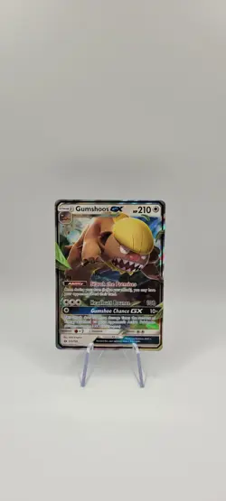 Pokemon TCG: Gumshoos GX Sun & Moon Base Set 110/149 Holo Ultra Rare Card NM - Image 2