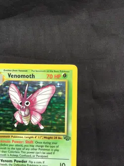 Pokemon Cards: Jungle 1st Edition Rare Holo: Venomoth 13/64 - Image 4