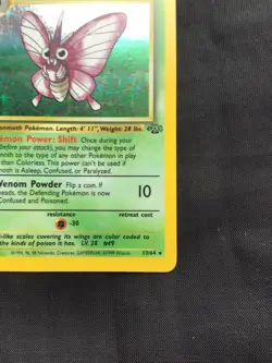 Pokemon Cards: Jungle 1st Edition Rare Holo: Venomoth 13/64 - Image 5