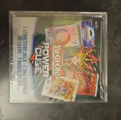 YU-GI-OH,POWER CUBE,30 CARDS, 1-50 CT SHEET, 3 BONUS PACKS, STRUCTURE DECK, (OB5 - Image 1