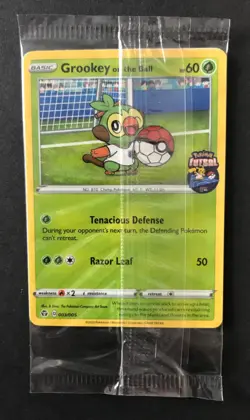 Grookey On The Ball 003/005 Futsal Pokemon Card PROMO UK Exclusive NEW SEALED - Image 1