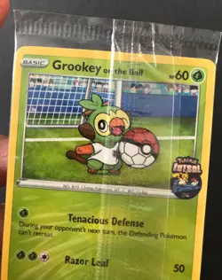 Grookey On The Ball 003/005 Futsal Pokemon Card PROMO UK Exclusive NEW SEALED - Image 4