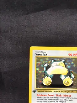 Pokemon Cards: Jungle 1st Edition Rare Holo: Snorlax 11/64 - Image 3